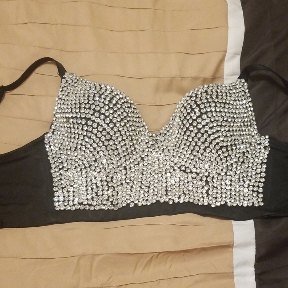 Rhinestone Bustier